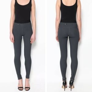 Céline by Phoebe Philo Utility Zip Leggings Anthracite Gray Size Large